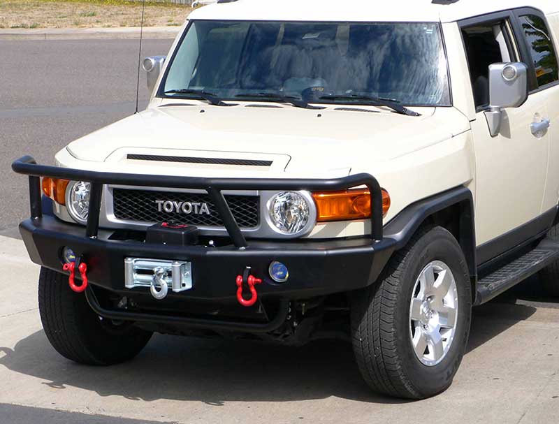 thumbnail image 2 of Soillar Front Lower Bumper Valance For Toyota FJ Cruiser 2007-2014 - Black Painted 2 of 13