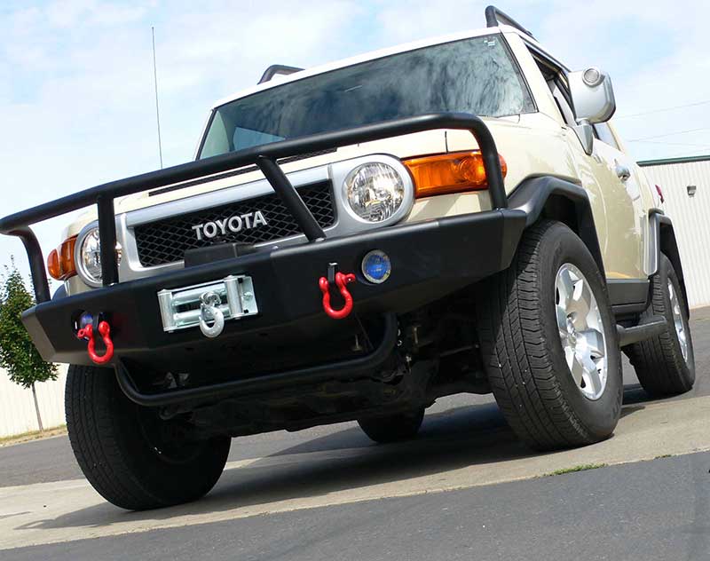 thumbnail image 2 of Soillar Front Lower Bumper Valance For Toyota FJ Cruiser 2007-2014 - Black Painted 2 of 13